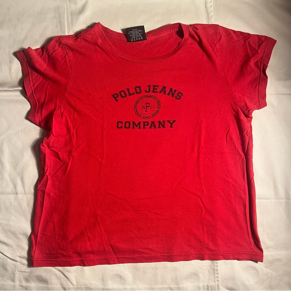 Polo Jeans Company | Shirt | M/L | Red | Vintage circa 1998